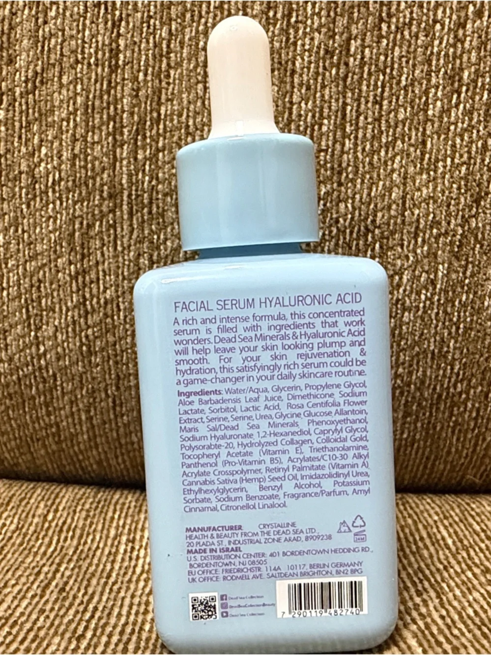 Facial Serum Hyaluronic Acid – Help to Rejuvenate 1.69 Oz New